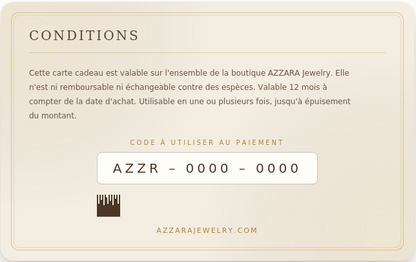 Carte-cadeau AZZARA